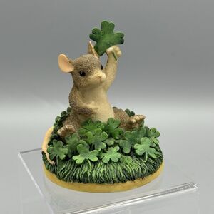 Vtg Charming Tails Good Luck Fitz and Floyd Figurine St Patricks Day 97/716